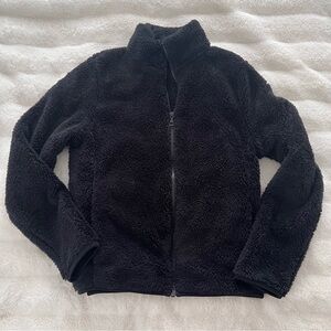 Uniqlo Fleece full zip Jacket XS Black